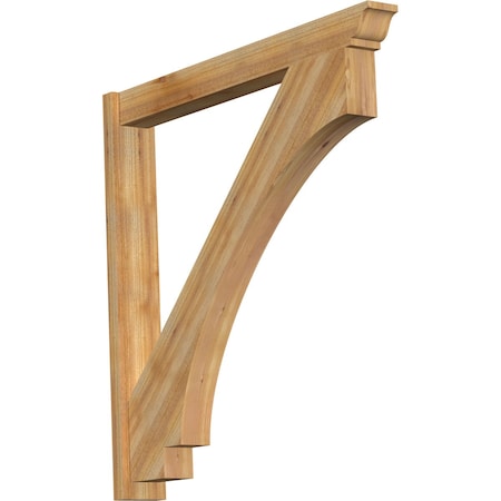 Ekena Millwork Imperial Traditional Rough Sawn Outlooker, Western Red Cedar, 6"W x 48"D x 48"H OUT06X48X48IMP01RWR